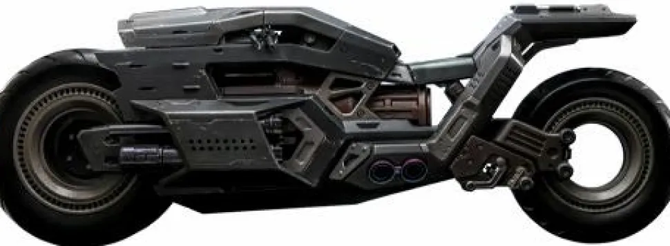 The Flash - Batcycle 1/6th Scale Hot Toys Action Figure Vehicle Accessory