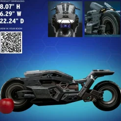 The Flash - Batcycle 1/6th Scale Hot Toys Action Figure Vehicle Accessory