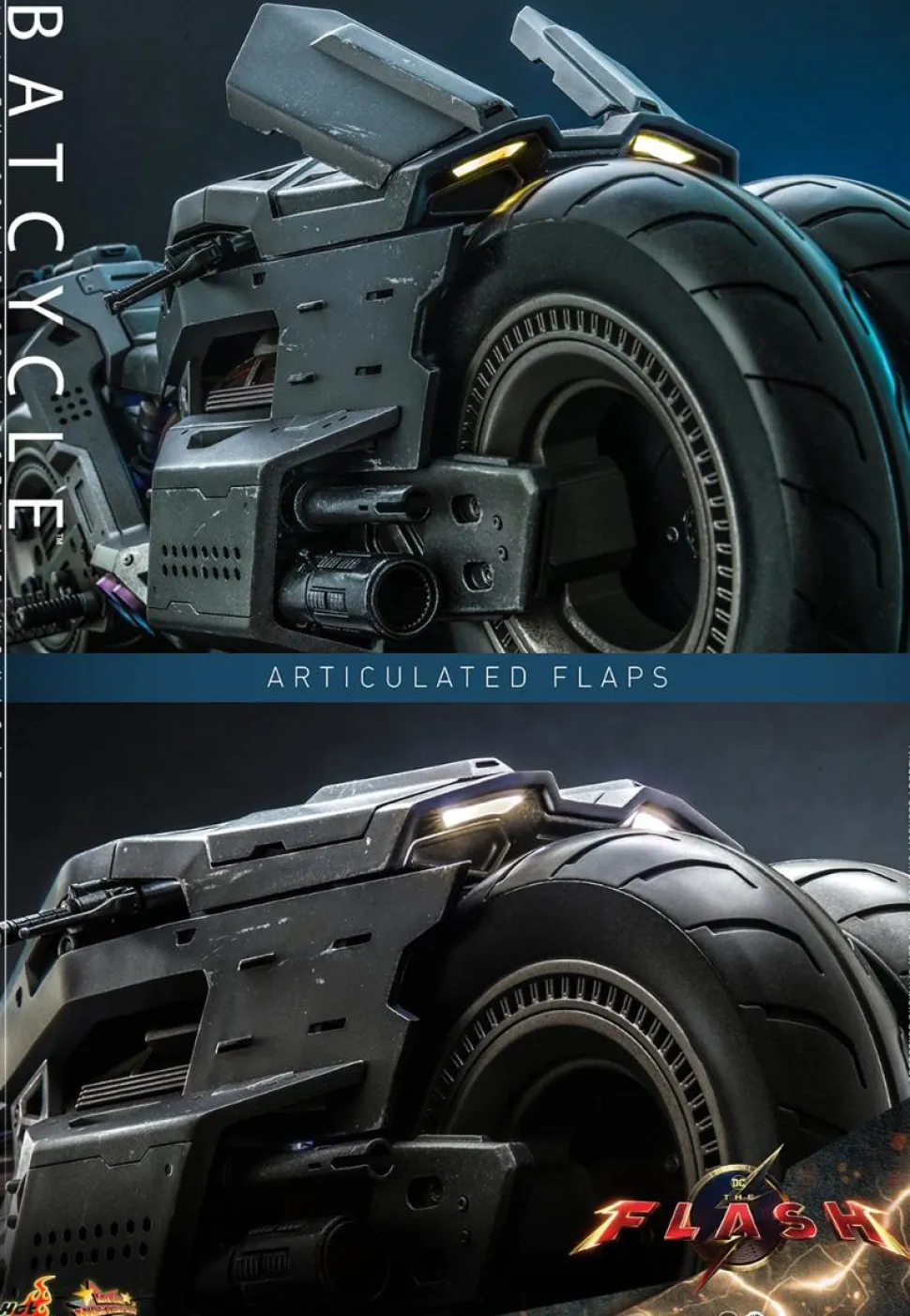 The Flash - Batcycle 1/6th Scale Hot Toys Action Figure Vehicle Accessory