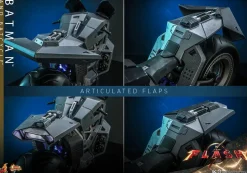 The Flash - Batman & Batcycle 1/6th Scale Hot Toys Action Figure (Set of 2)