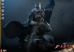 The Flash - Batman & Batcycle 1/6th Scale Hot Toys Action Figure (Set of 2)