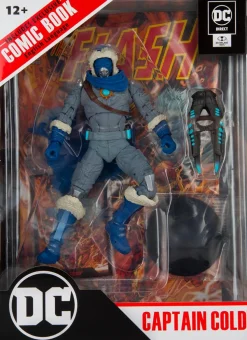 The Flash - Captain Cold Page Punchers 7” Scale Action Figure with Comic Book