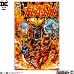 The Flash - Captain Cold Page Punchers 7” Scale Action Figure with Comic Book