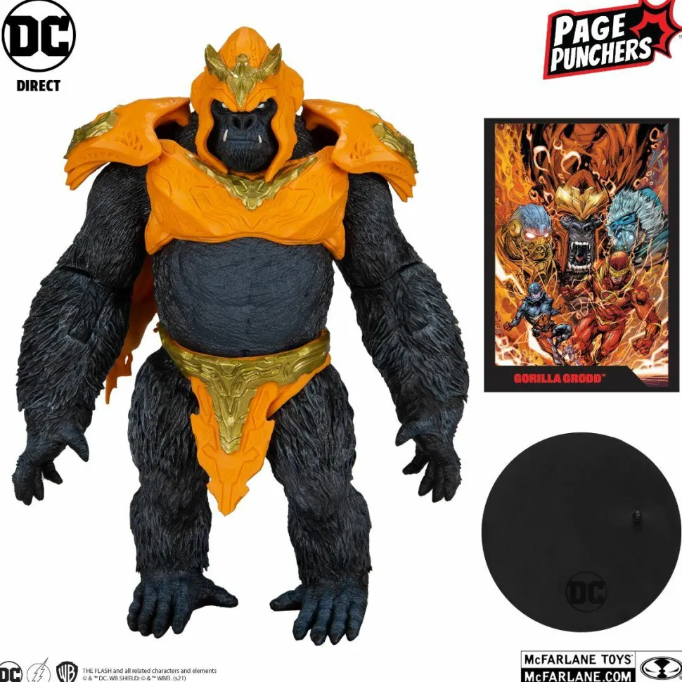 The Flash - Gorilla Grodd Page Punchers Megafig 7” Scale Action Figure with Comic Book