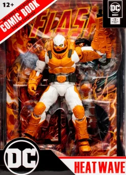 The Flash - Heatwave Page Punchers 7” Scale Action Figure with Comic Book