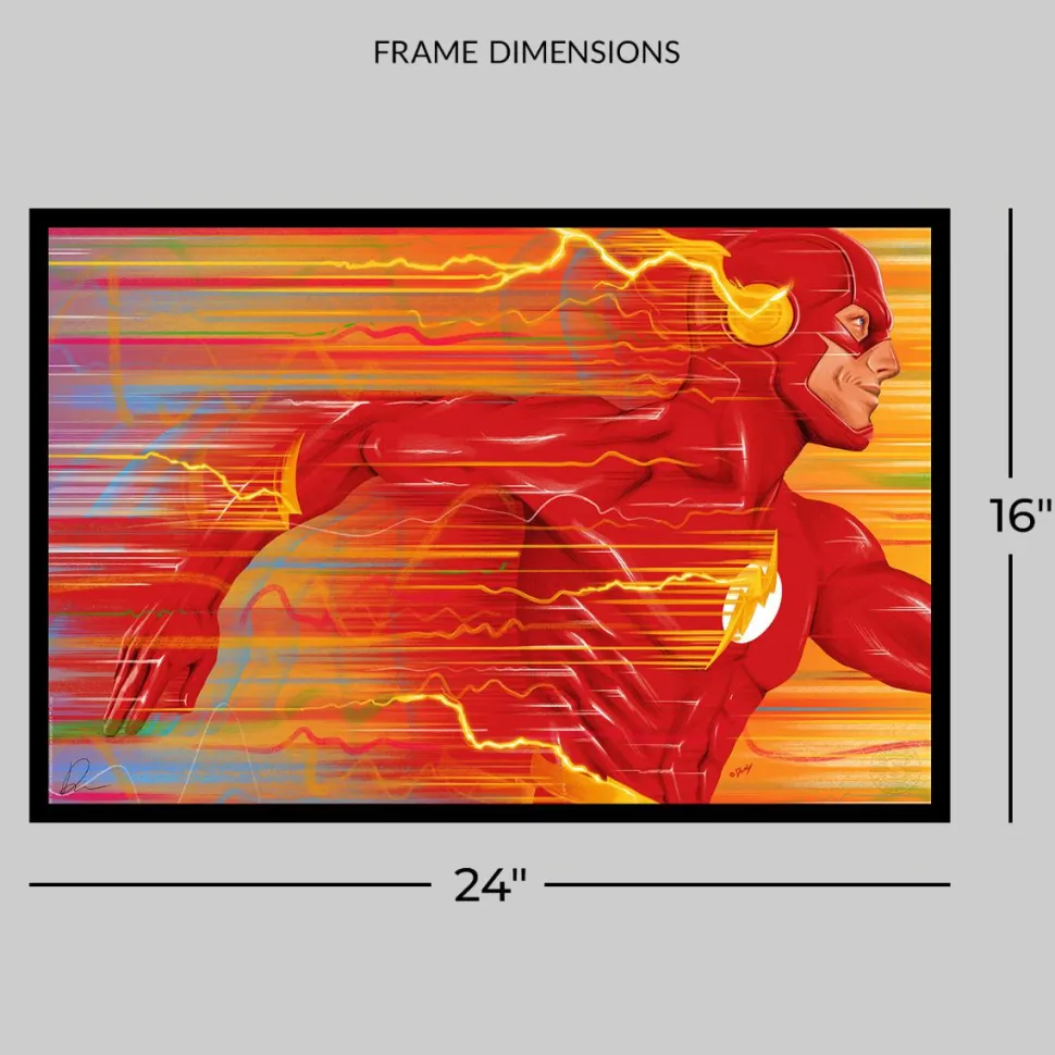 The Flash - The Flash Fine Art Print by Doaly