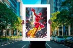 The Flash - The Flash Issue #60 Fine Art Print by Derrick Chew