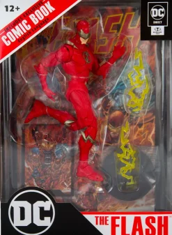The Flash - The Flash Page Punchers 7” Scale Action Figure with Comic Book