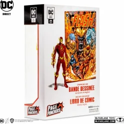 The Flash - The Flash Page Punchers 7” Scale Action Figure with Comic Book