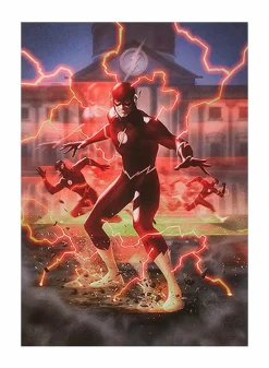 The Flash - The Flash Premium Art Print by Alex Garner