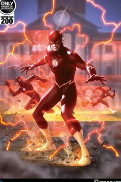 The Flash - The Flash Premium Art Print by Alex Garner