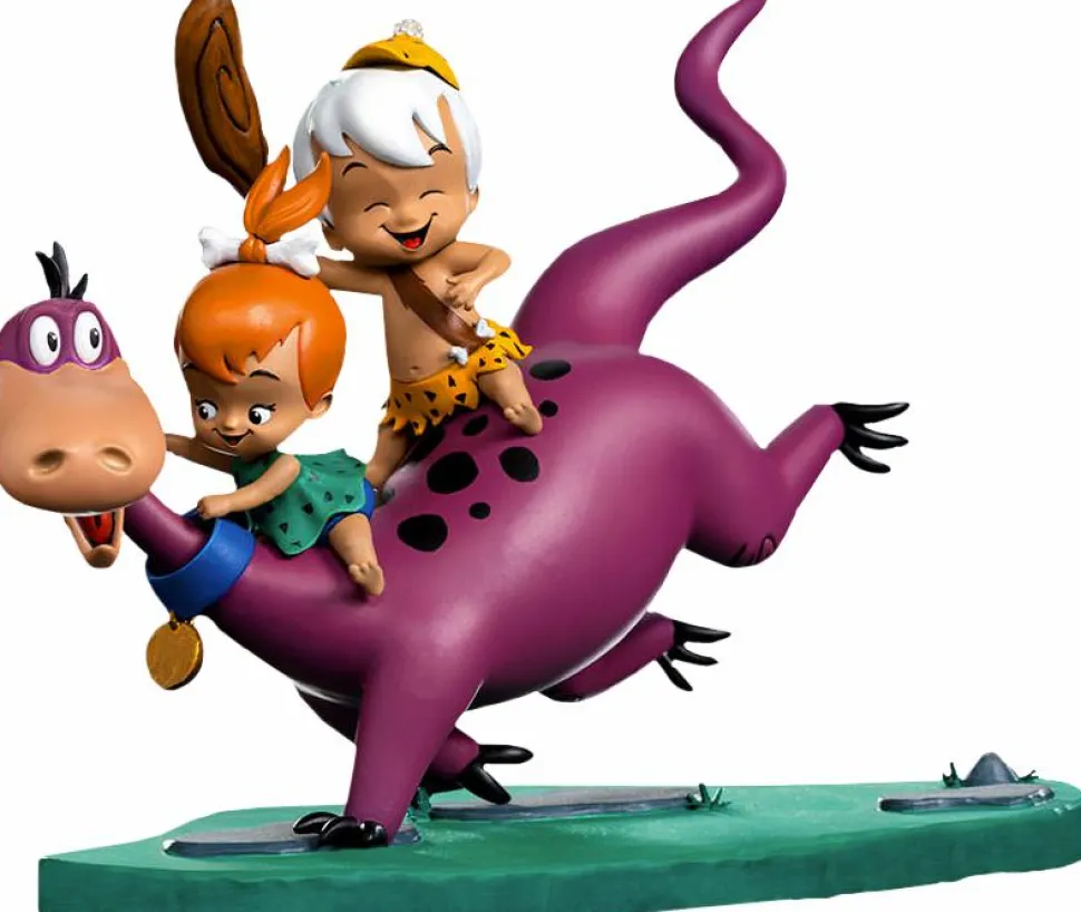 The Flintstones - Dino, Pebbles & Bamm-Bamm 1/10th Scale Statue
