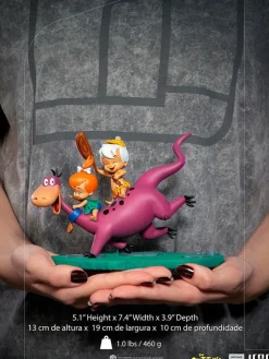 The Flintstones - Dino, Pebbles & Bamm-Bamm 1/10th Scale Statue