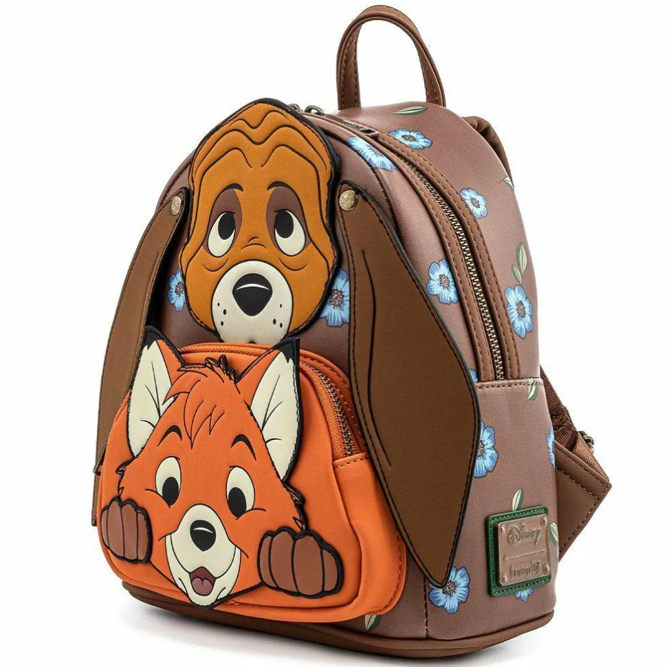 The Fox and the Hound - Tod & Copper Cosplay 10” Faux Leather Mini Backpack
