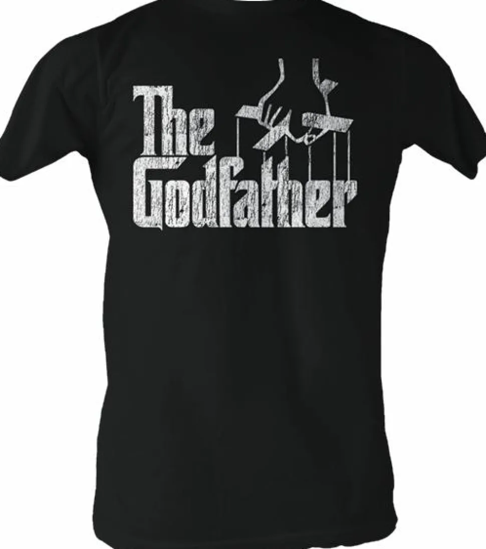 The Godfather - Distressed Logo Male T-Shirt