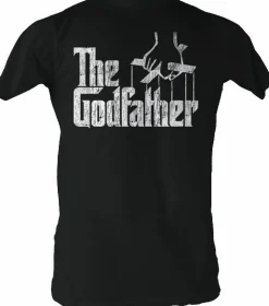 The Godfather - Distressed Logo Male T-Shirt