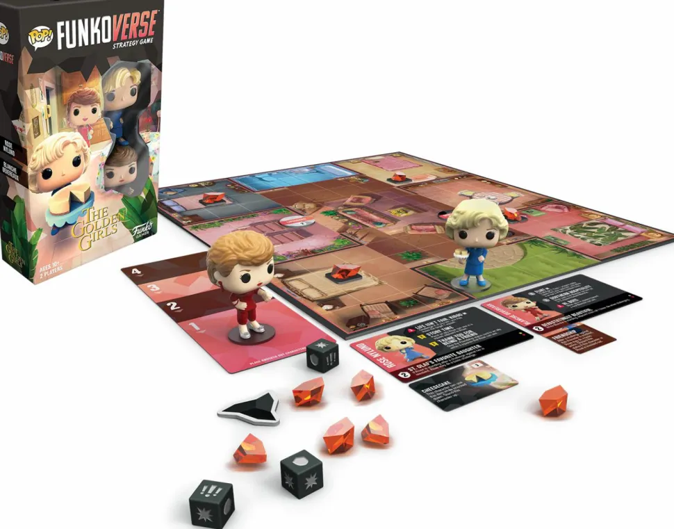 The Golden Girls - Blanche & Rose Pop! Funkoverse Strategy Game 2-Pack