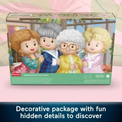 The Golden Girls - Late Night Cheesecake 40th Anniversary Little People Collector Figure 4-Pack
