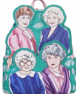 The Golden Girls - Stay Golden 10" Faux Leather Mini Backpack