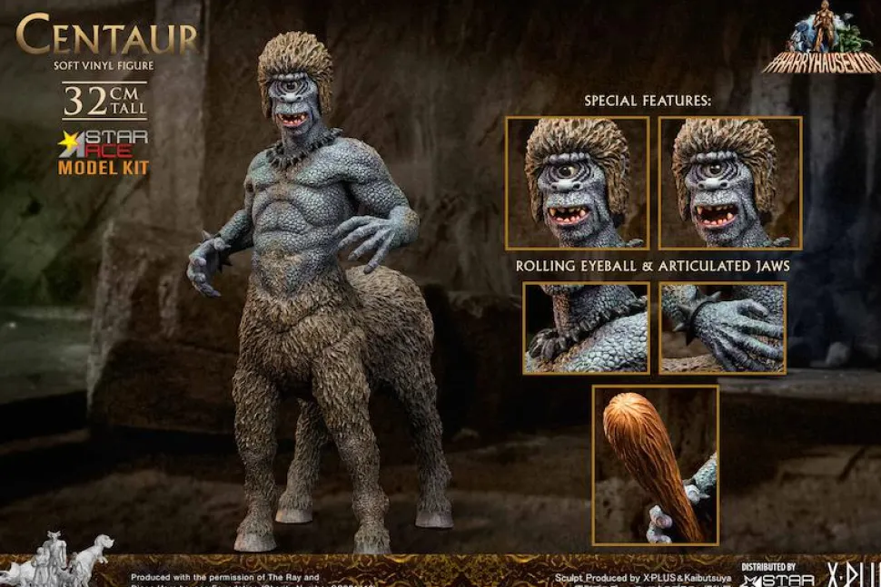 The Golden Voyage of Sinbad (1973) - One-Eyed Centaur by Ray Harryhausen 12" Soft Vinyl Model Kit Statue