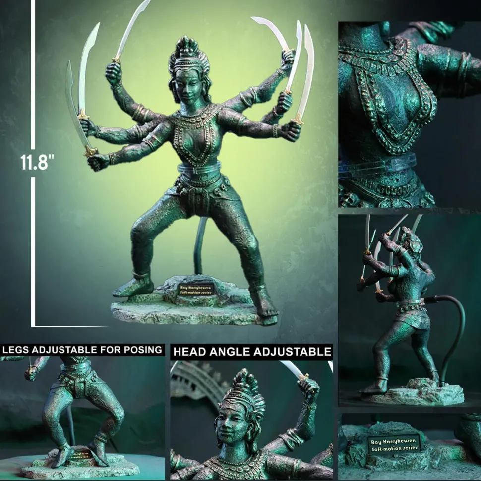 The Golden Voyage of Sinbad (1973) - Kali, Goddess of Death Ray Harryhausen Soft Motion Series 12" Statue