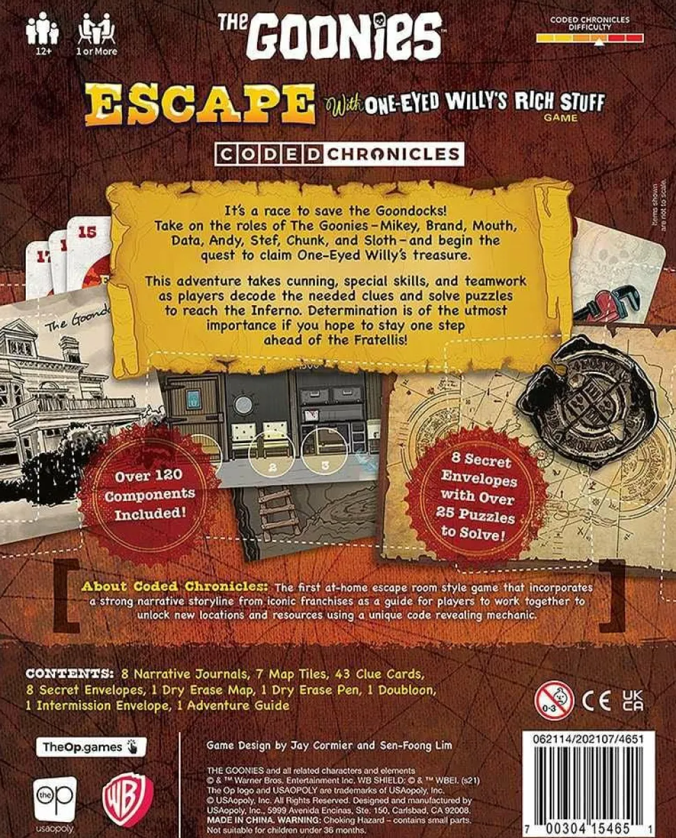 The Goonies: Escape with One-Eyed Willy’s Rich Stuff - A Coded Chronicles Game