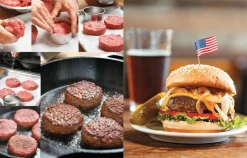 The Great American Burger Book Expanded & Updated Edition by George Motz Hardcover Book