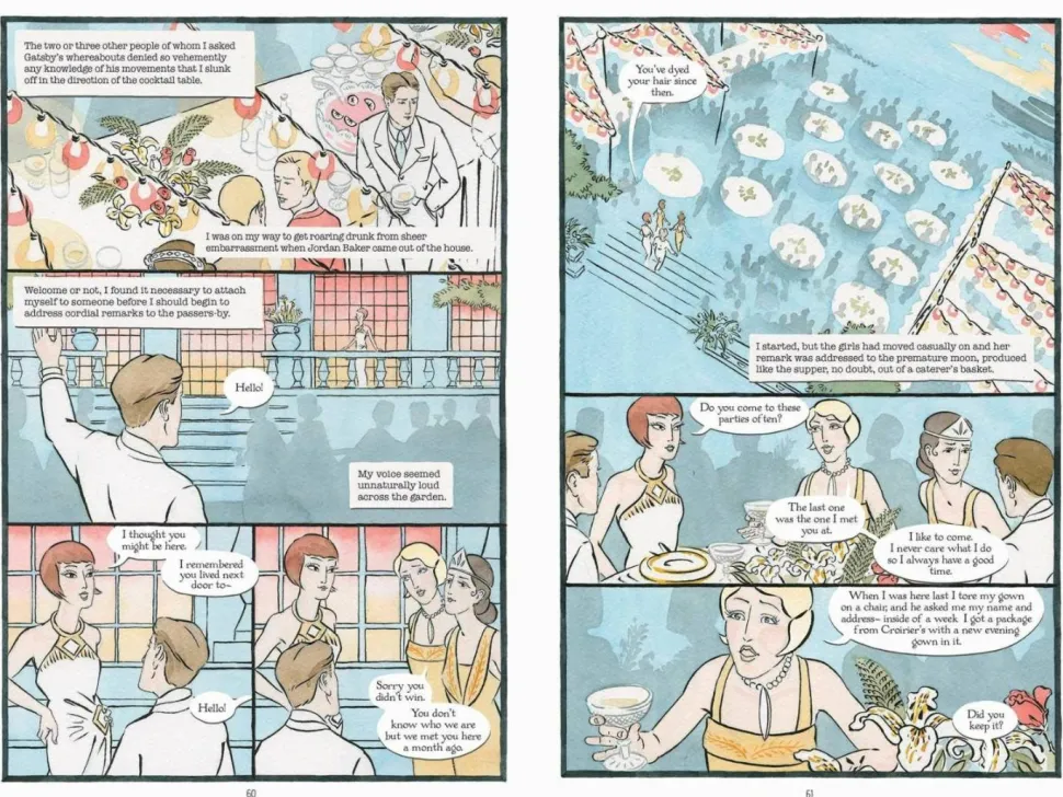 The Great Gatsby - The Graphic Novel Paperback Book