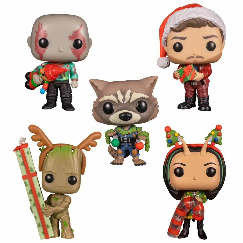 The Guardians of the Galaxy Holiday Special - Star-Lord, Groot, Drax, Mantis & Rocket Pop! Vinyl Figure 5-Pack