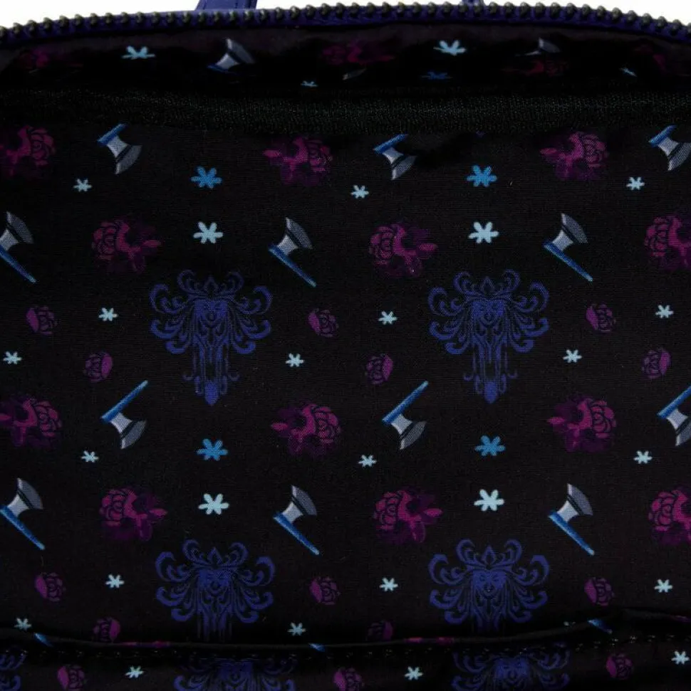 The Haunted Mansion - Black Widow Bride Portrait Lenticular 10” Faux Leather Mini Backpack