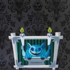 The Haunted Mansion - Black Widow Bride Portrait Lenticular 10” Faux Leather Mini Backpack