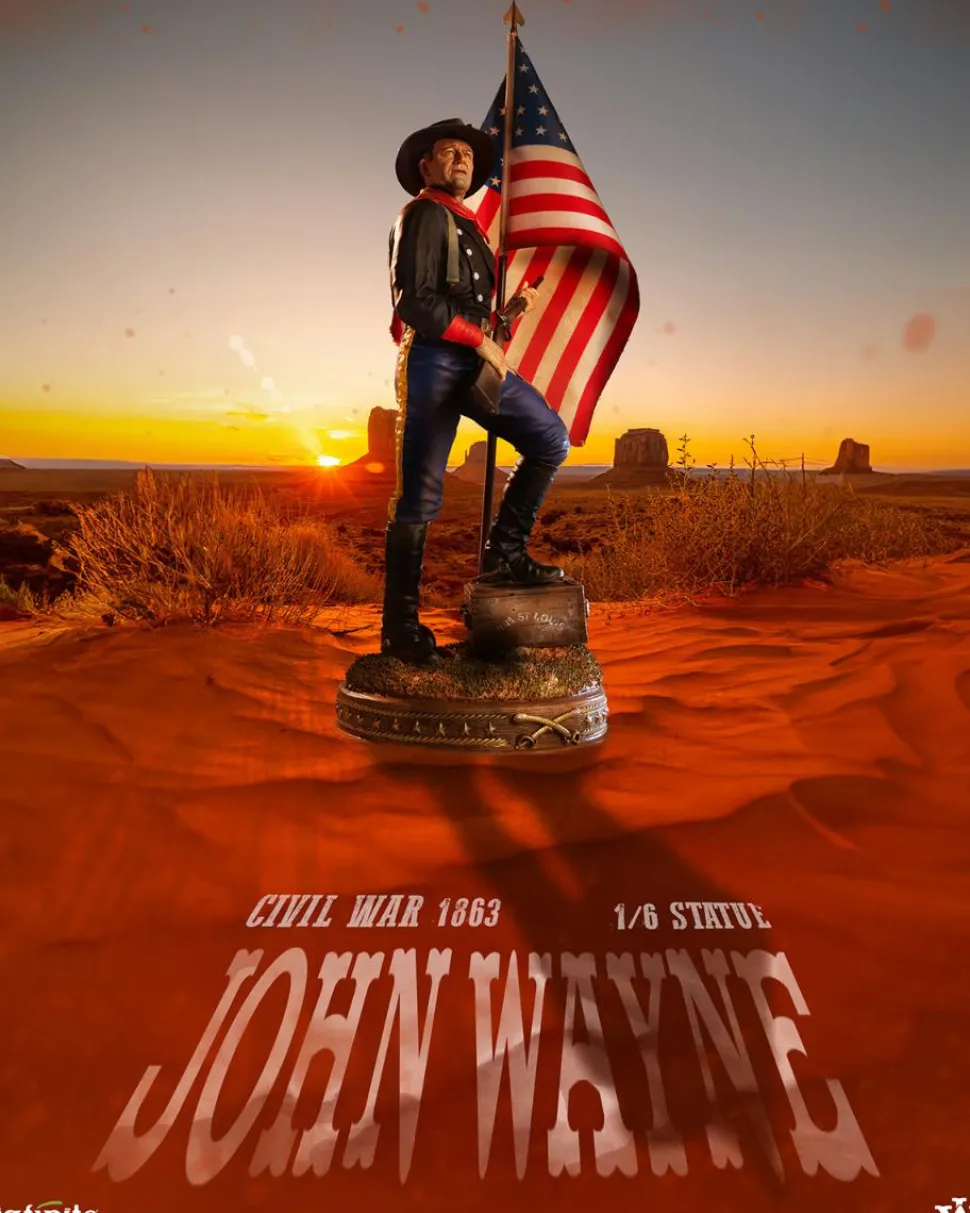 The Horse Soldiers (1959) - John Wayne (Civil War 1863) 1/6th Scale Statue