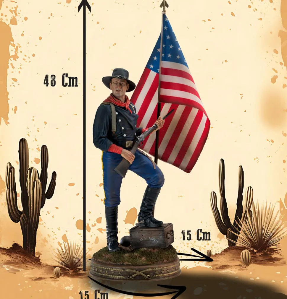 The Horse Soldiers (1959) - John Wayne (Civil War 1863) 1/6th Scale Statue