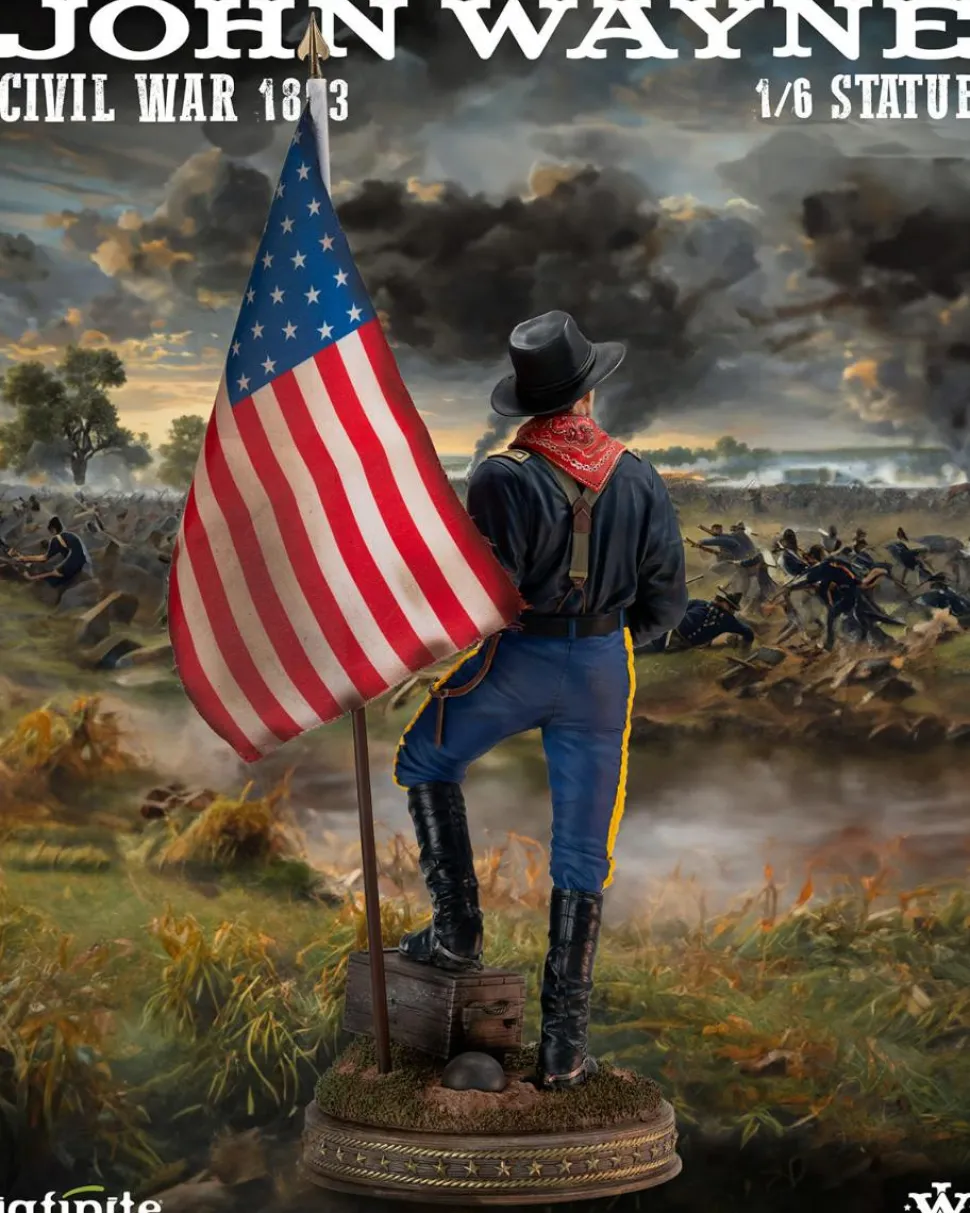 The Horse Soldiers (1959) - John Wayne (Civil War 1863) 1/6th Scale Statue