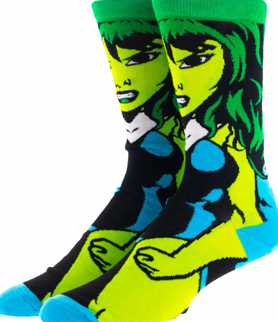 The Hulk - She-Hulk Character Socks (One Size)