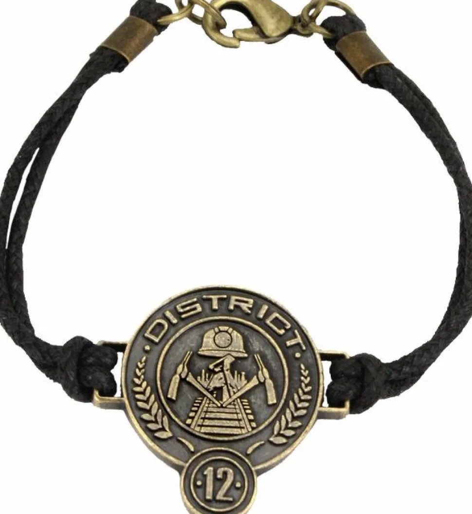The Hunger Games - Cord Bracelet "District 12 Seal"