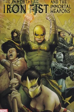 The Immortal Iron Fist - The Immortal Iron Fist and the Immortal Weapons Omnibus Hardcover Book (DM Variant Cover)