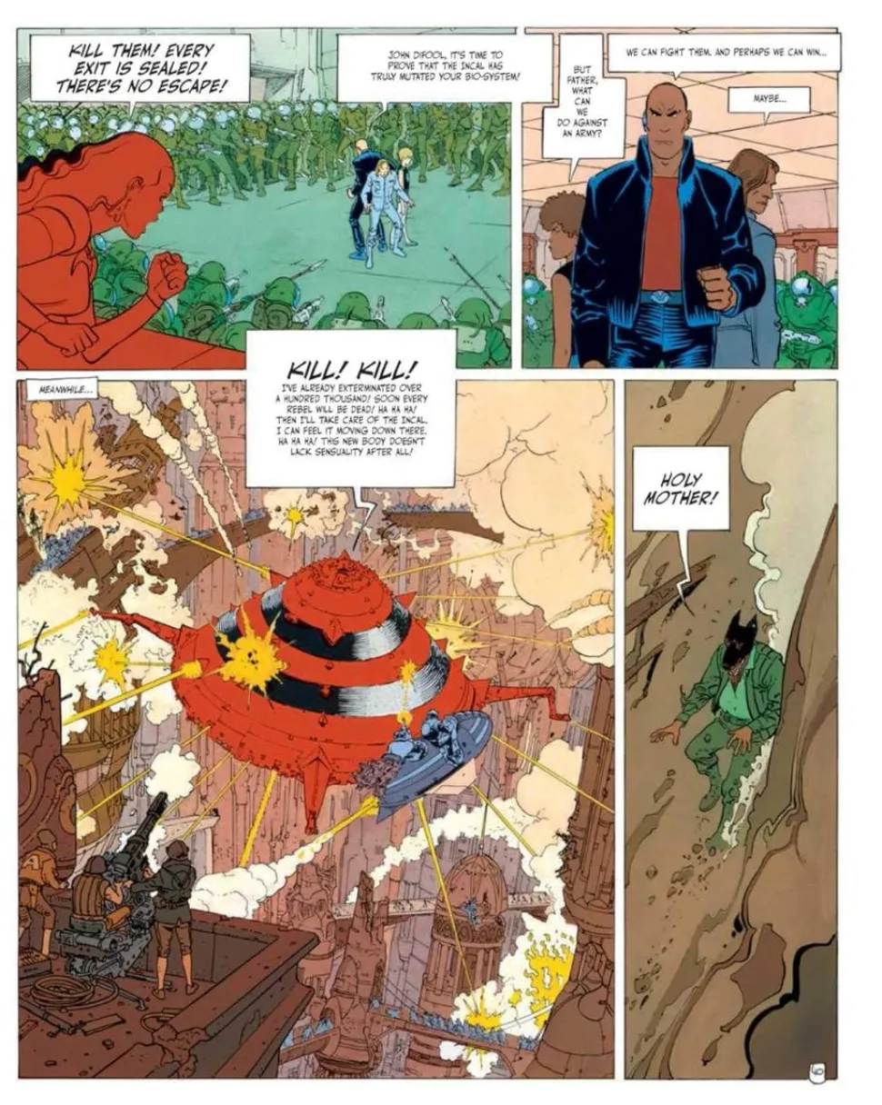 The Incal by Jodorowsky & Moebius Hardcover Book