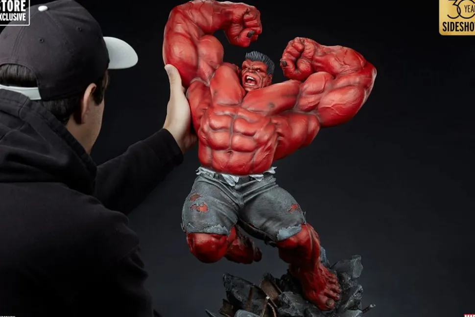 The Incredible Hulk - Red Hulk Thunderbolt Ross Premium Format Statue (Store Exclusive)