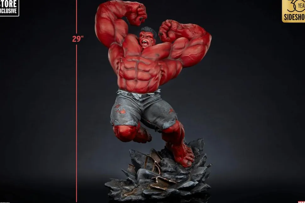 The Incredible Hulk - Red Hulk Thunderbolt Ross Premium Format Statue (Store Exclusive)