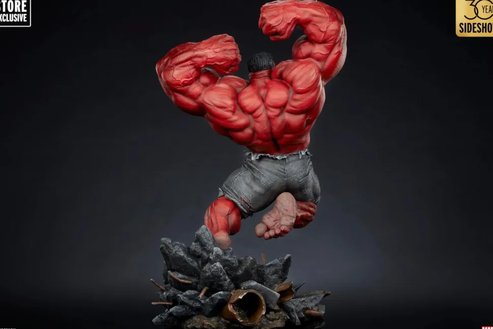 The Incredible Hulk - Red Hulk Thunderbolt Ross Premium Format Statue (Store Exclusive)