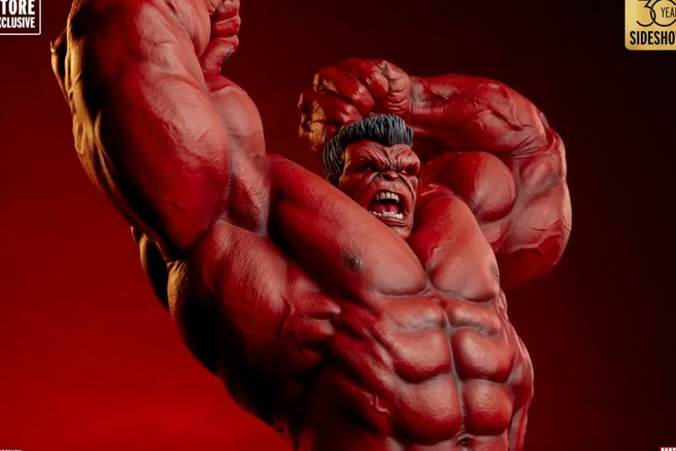 The Incredible Hulk - Red Hulk Thunderbolt Ross Premium Format Statue (Store Exclusive)