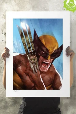 The Incredible Hulk - The Incredible Hulk vs. Wolverine Fine Art Print by Ben Oliver