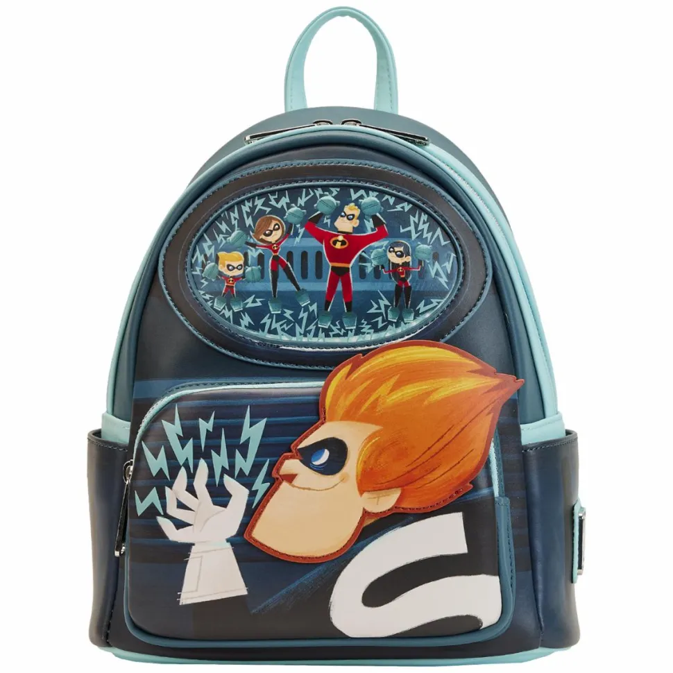 The Incredibles - Syndrome Glow in the Dark 10” Faux Leather Mini Backpack