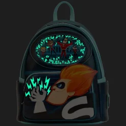 The Incredibles - Syndrome Glow in the Dark 10” Faux Leather Mini Backpack