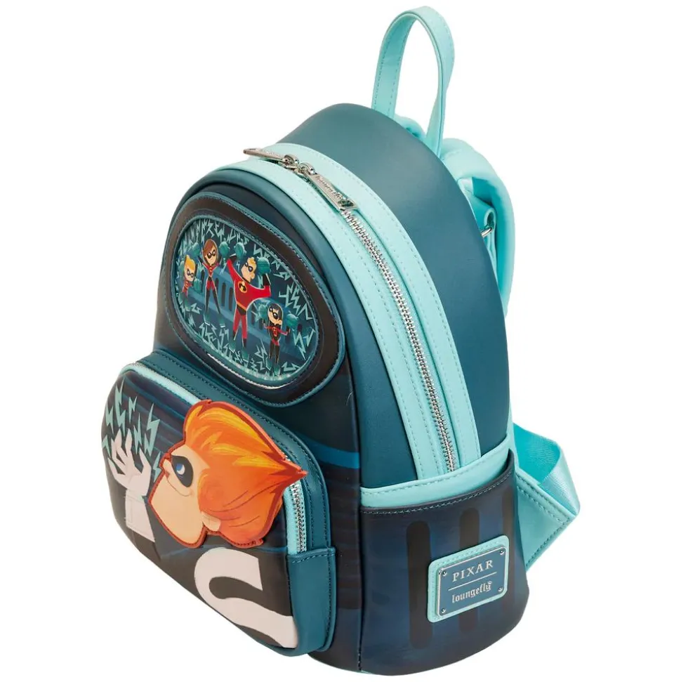 The Incredibles - Syndrome Glow in the Dark 10” Faux Leather Mini Backpack