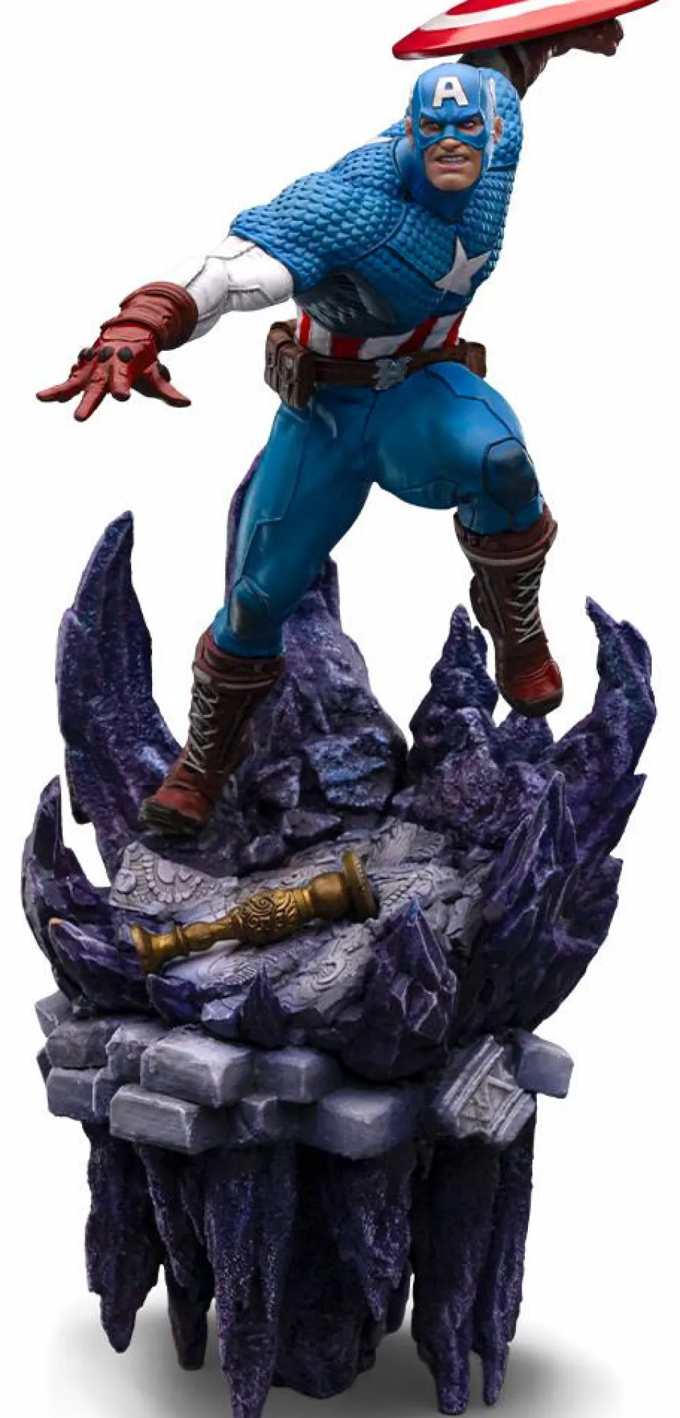 The Infinity Gauntlet - Captain America Deluxe 1/10th Scale Statue