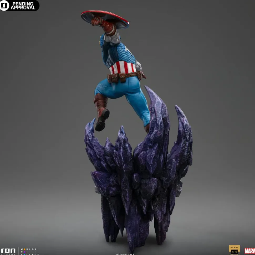 The Infinity Gauntlet - Captain America Deluxe 1/10th Scale Statue