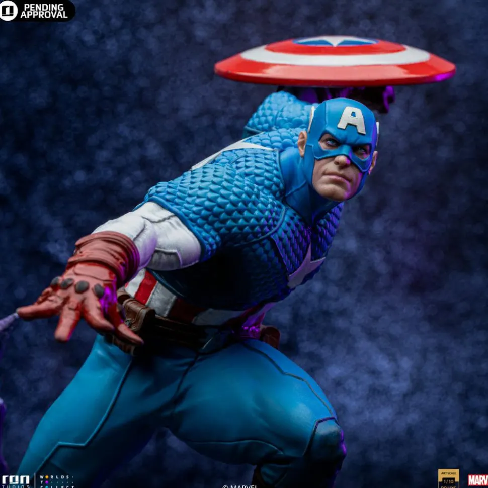 The Infinity Gauntlet - Captain America Deluxe 1/10th Scale Statue