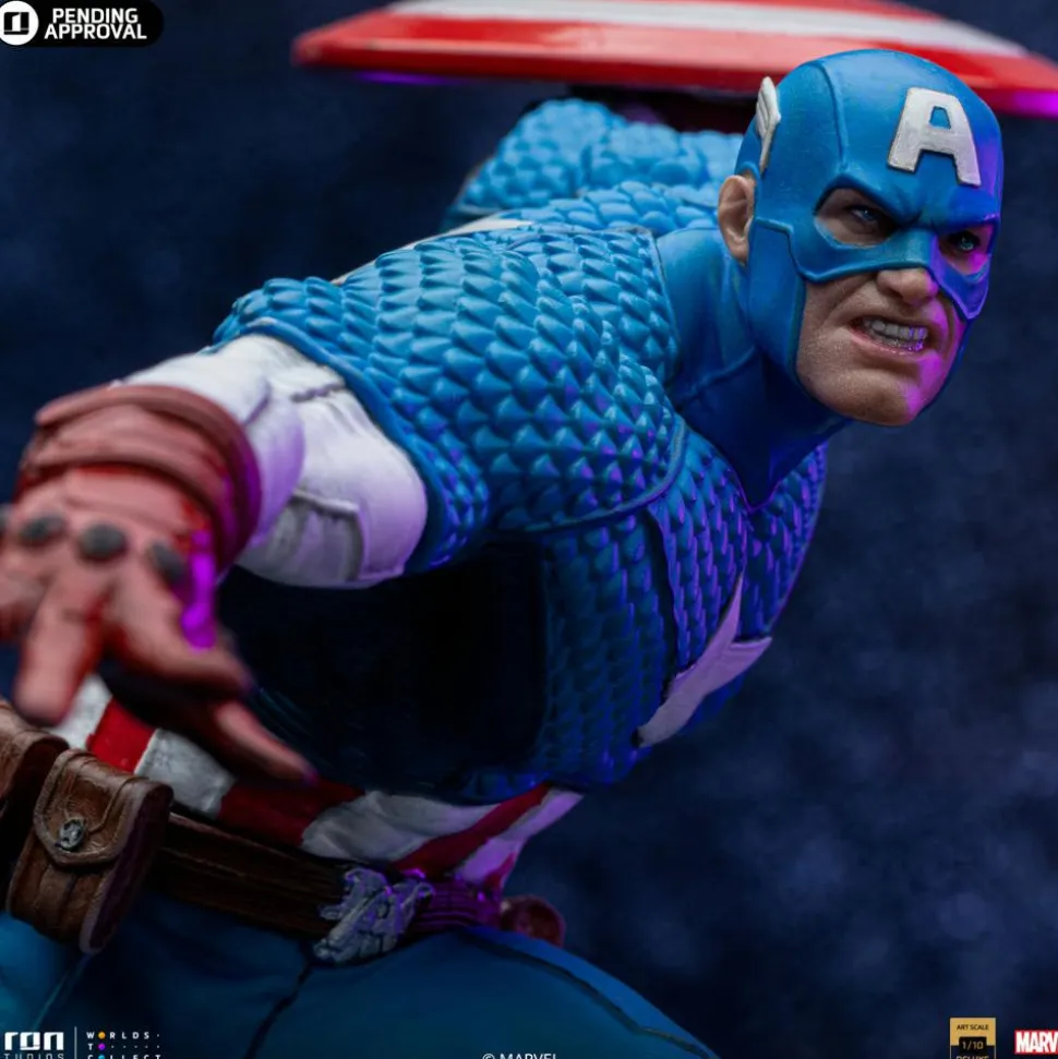 The Infinity Gauntlet - Captain America Deluxe 1/10th Scale Statue